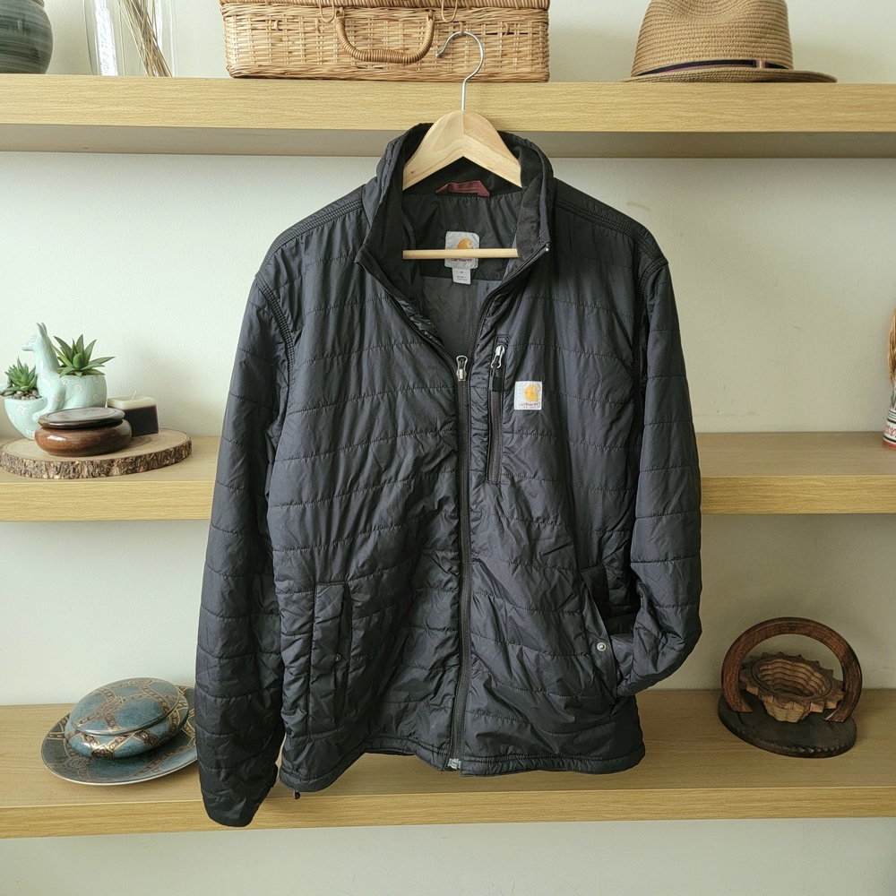 Carhartt Men's Black Quilted Jacket
